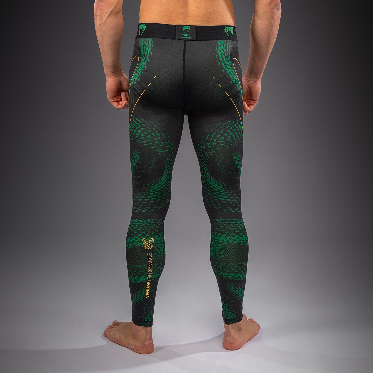 Venum Matupa Spats - Negro/Verde/Oro