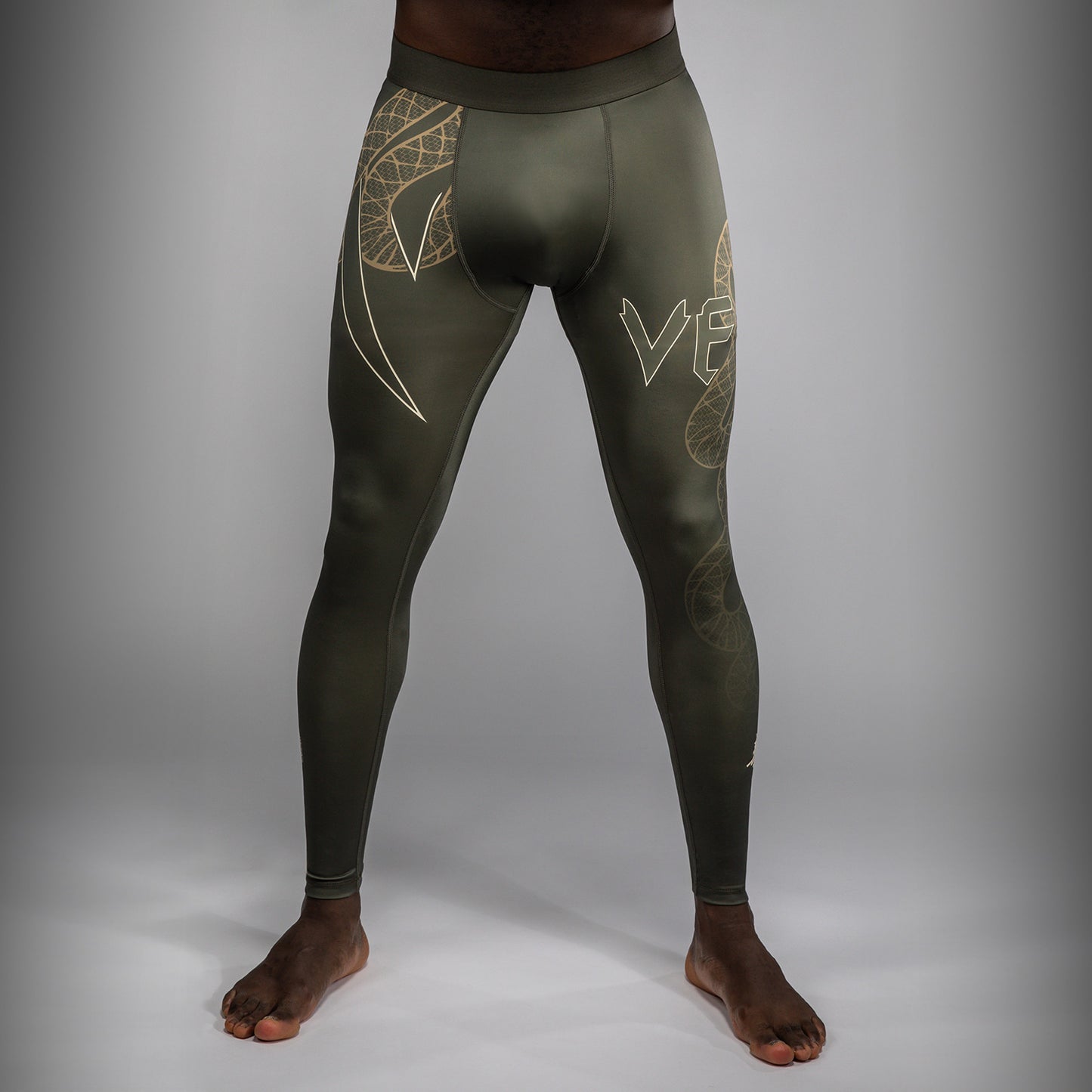 Venum Serpenti Pantalones Ajustados – Caqui/Bronce/Marfil