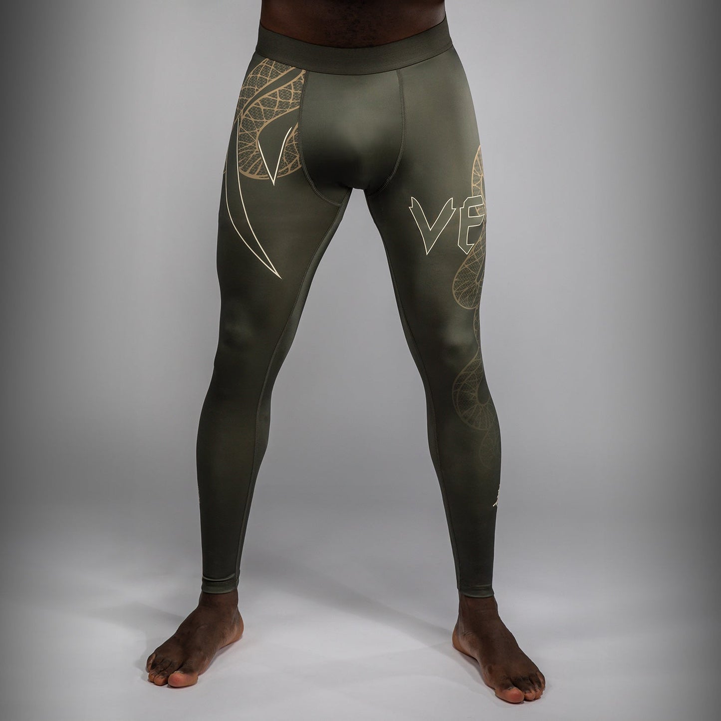 Venum Serpenti Pantalones Ajustados – Caqui/Bronce/Marfil