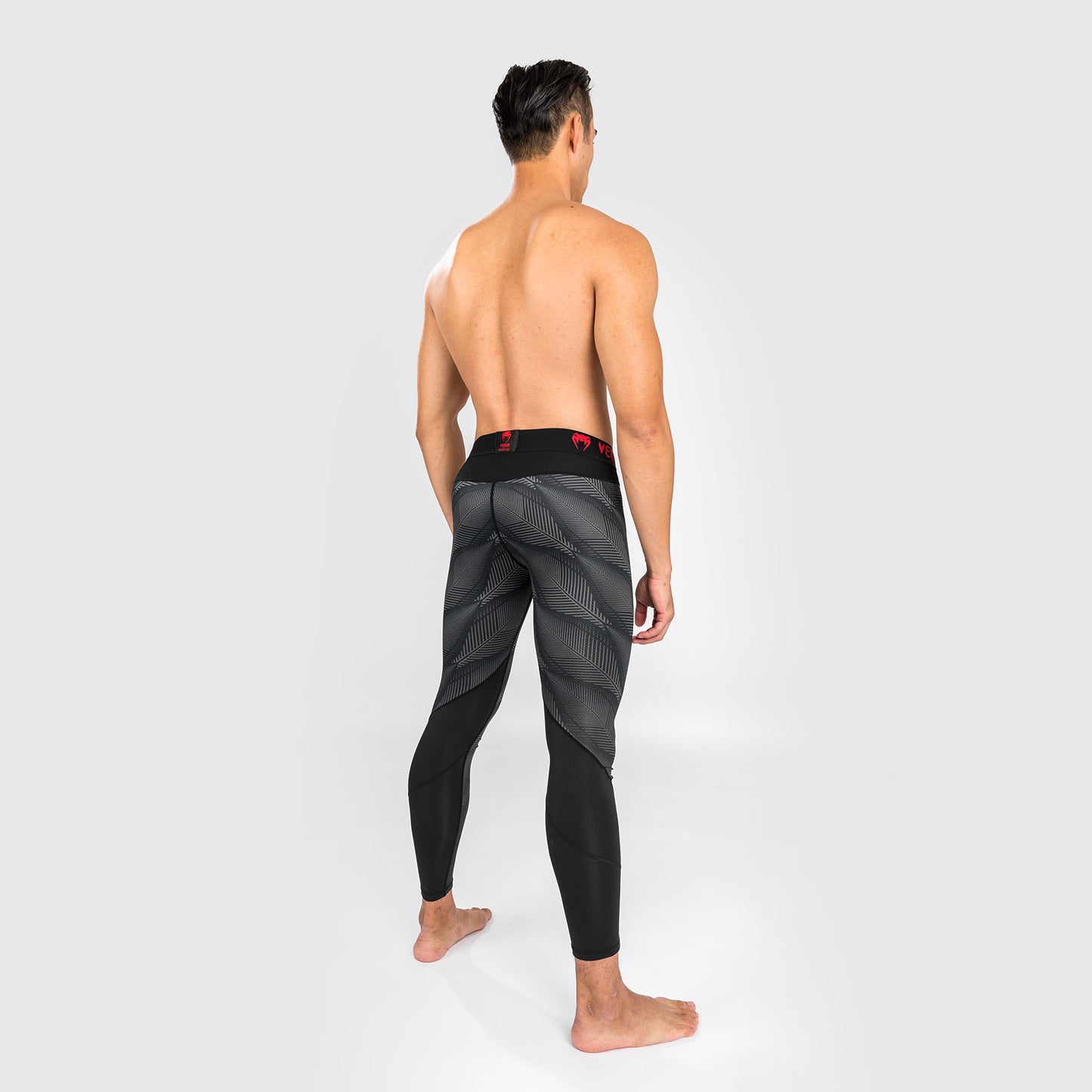 Pantalones de Compresión Venum Phantom - Negro/Rojo