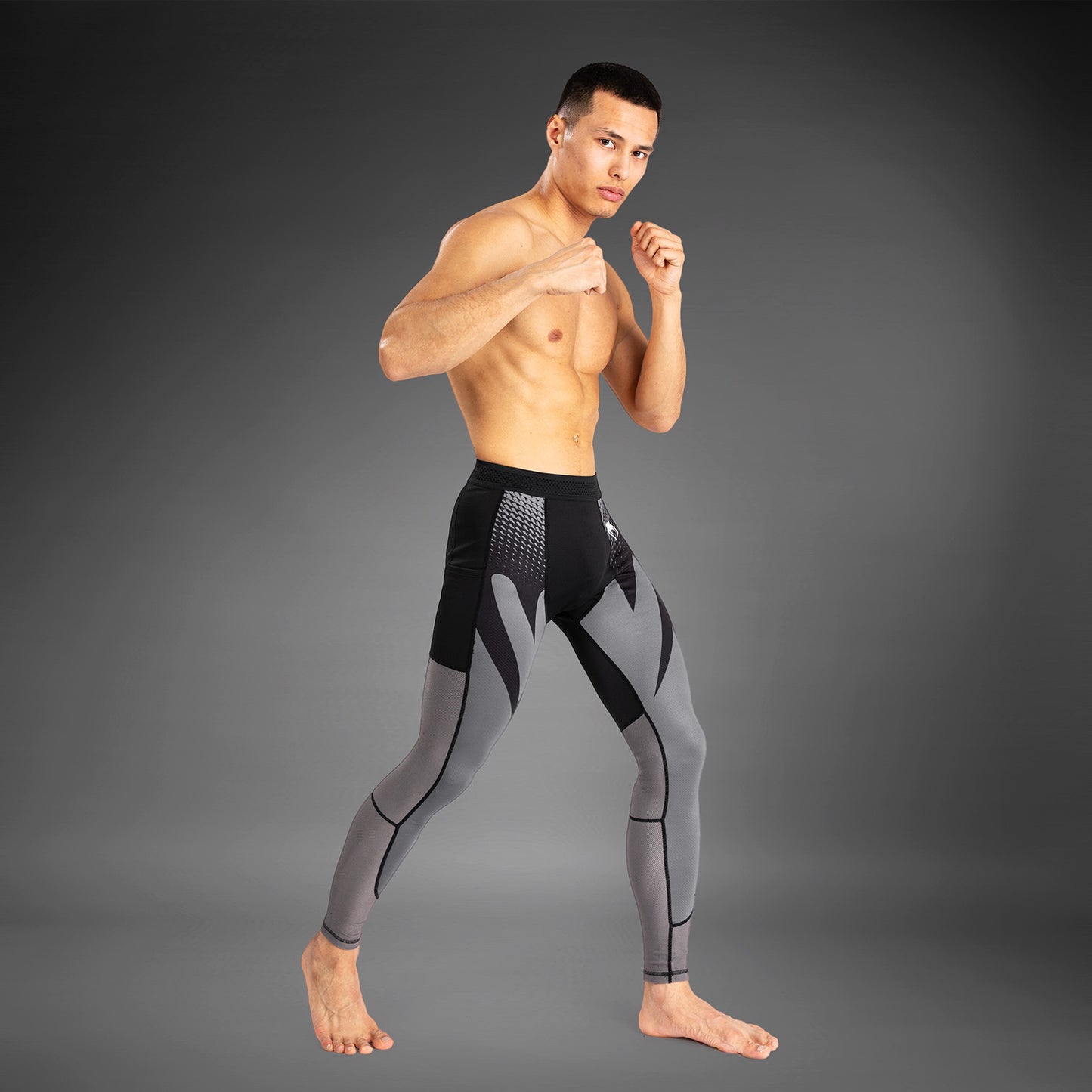 Venum Attack Pantalones de Compresión para Hombre - Negro