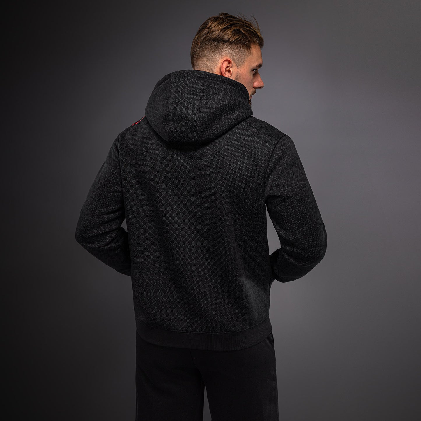 Venum x Roger Gracie Signature Sudadera con Capucha - Negro/Rojo