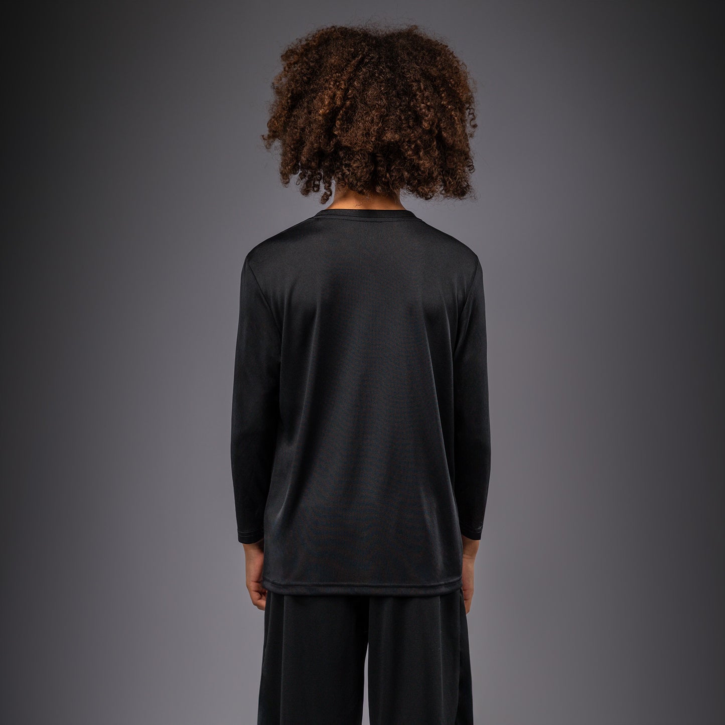 Venum Lineup Camiseta de Manga Larga para Niños - Negro/Blanco
