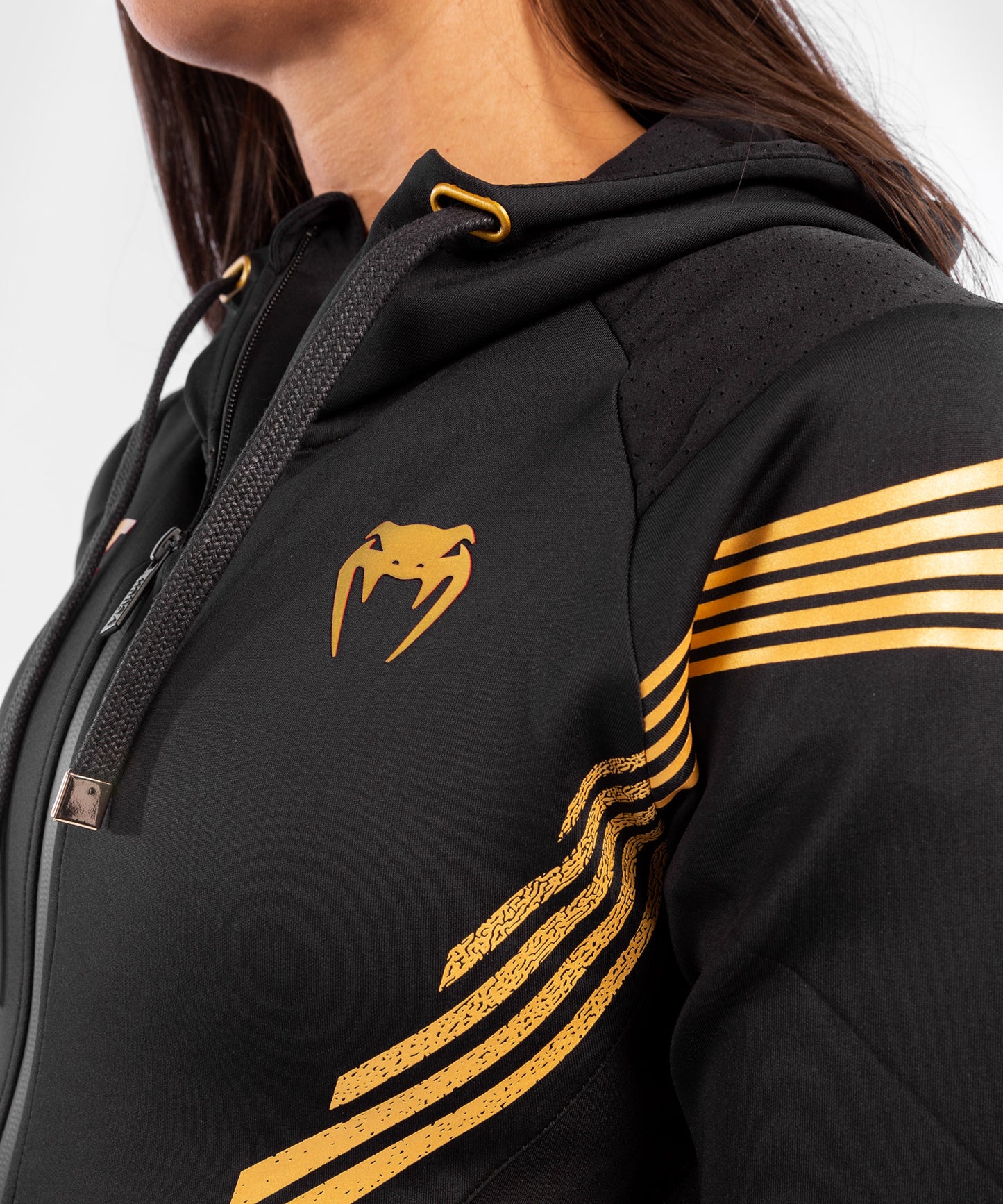 Sudadera Para Mujer UFC Venum Authentic Fight Night Walkout - Campeón