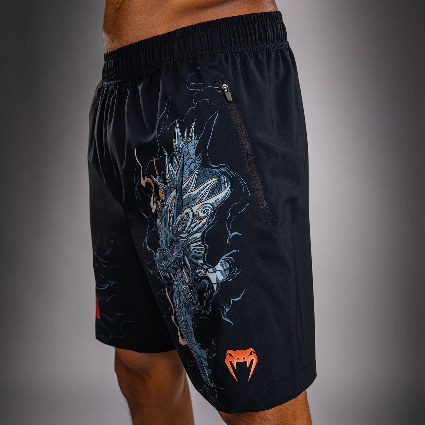 Venum Thunder Short de Entrenamiento – Negro/Gris/Cobre