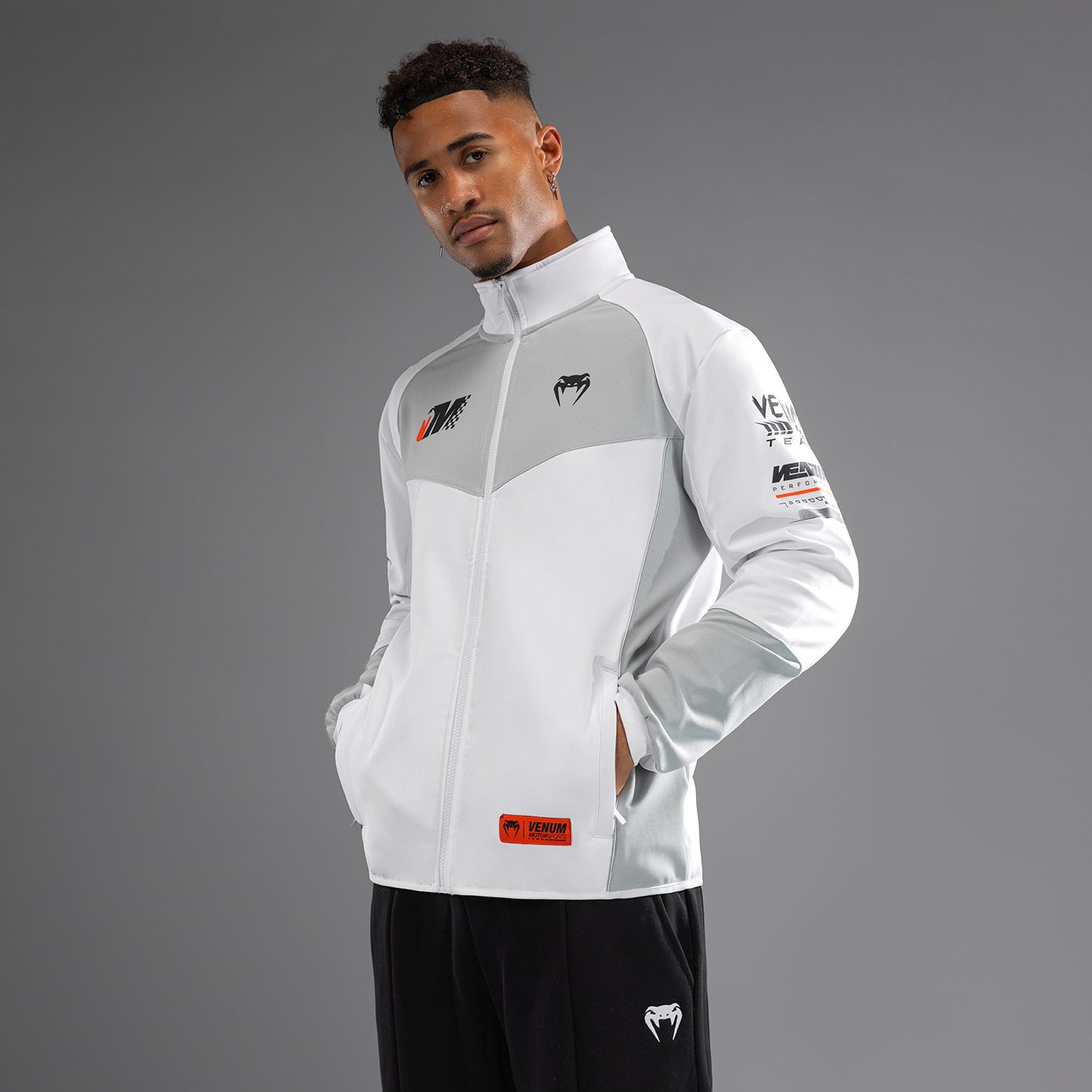Venum Motorsport Chaqueta Softshell - Blanco Nieve