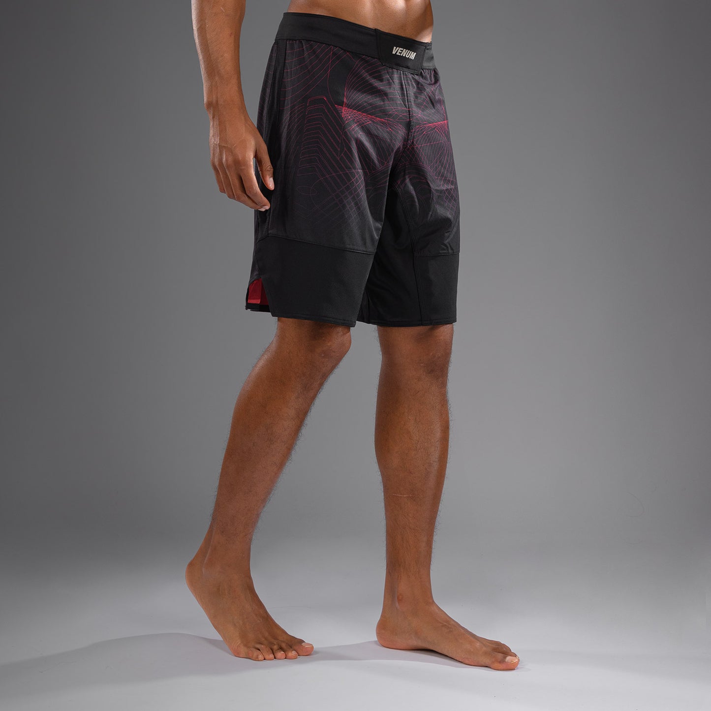 Venum G-Fit Air Pantalones de Lucha para Hombre - Negro Profundo/Rojo Fuego