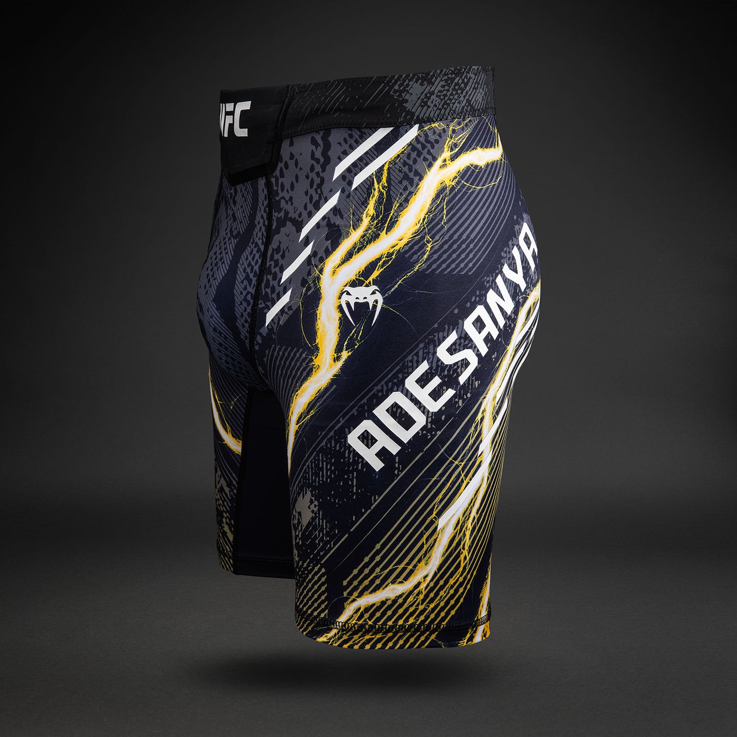 UFC Unrivaled by Venum Israel Adesanya Pantalones Vale Tudo para Hombres - Negro