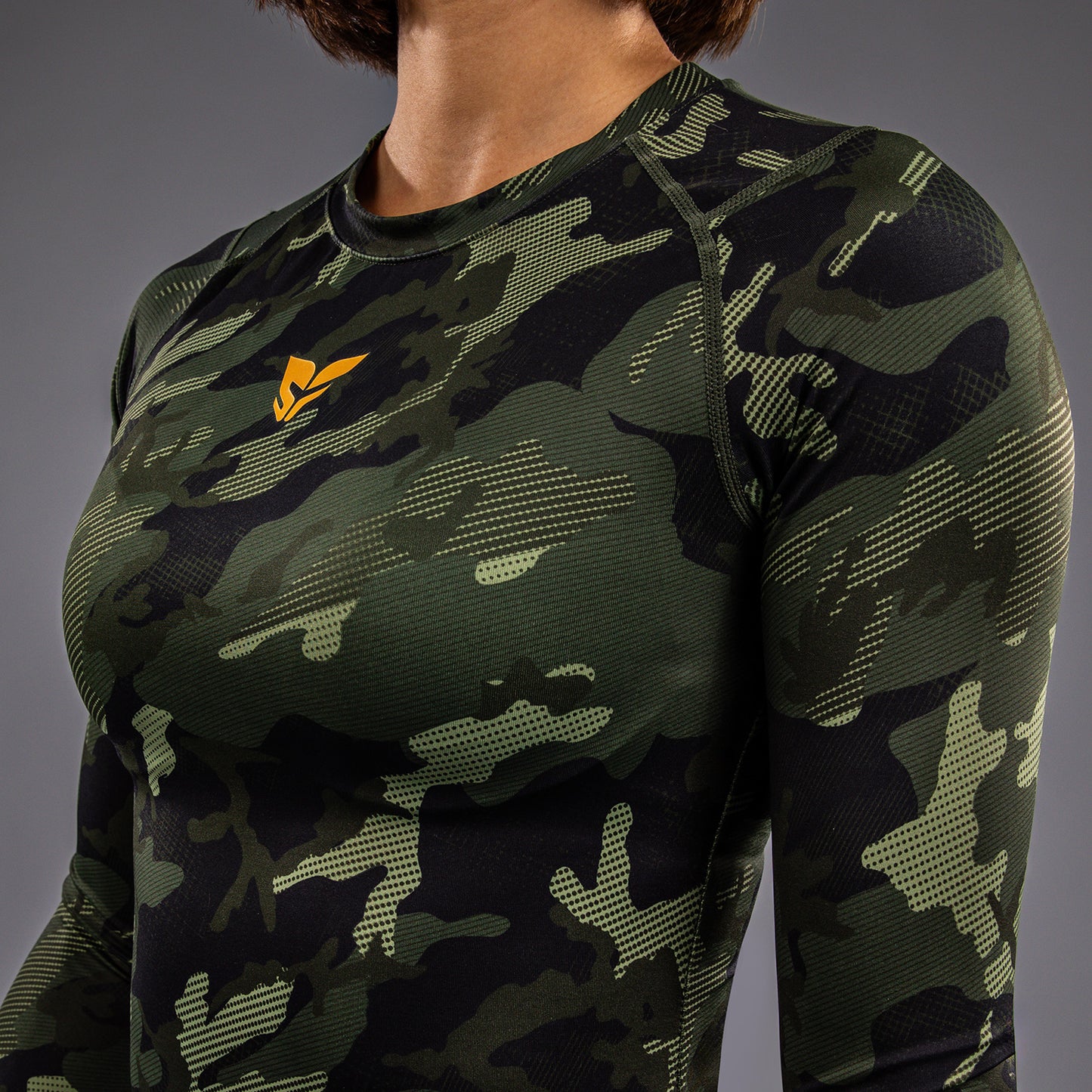 Venum x Sophia Rose de Mujeres Camiseta de manga Larga Rashguard - Camuflaje Forestal