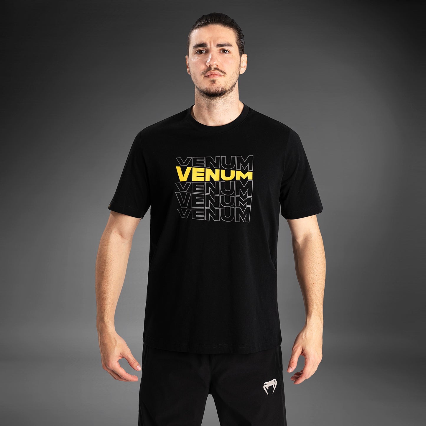 Venum Vertigo Camiseta de Manga Corta para Hombre - Negra/Amarilla