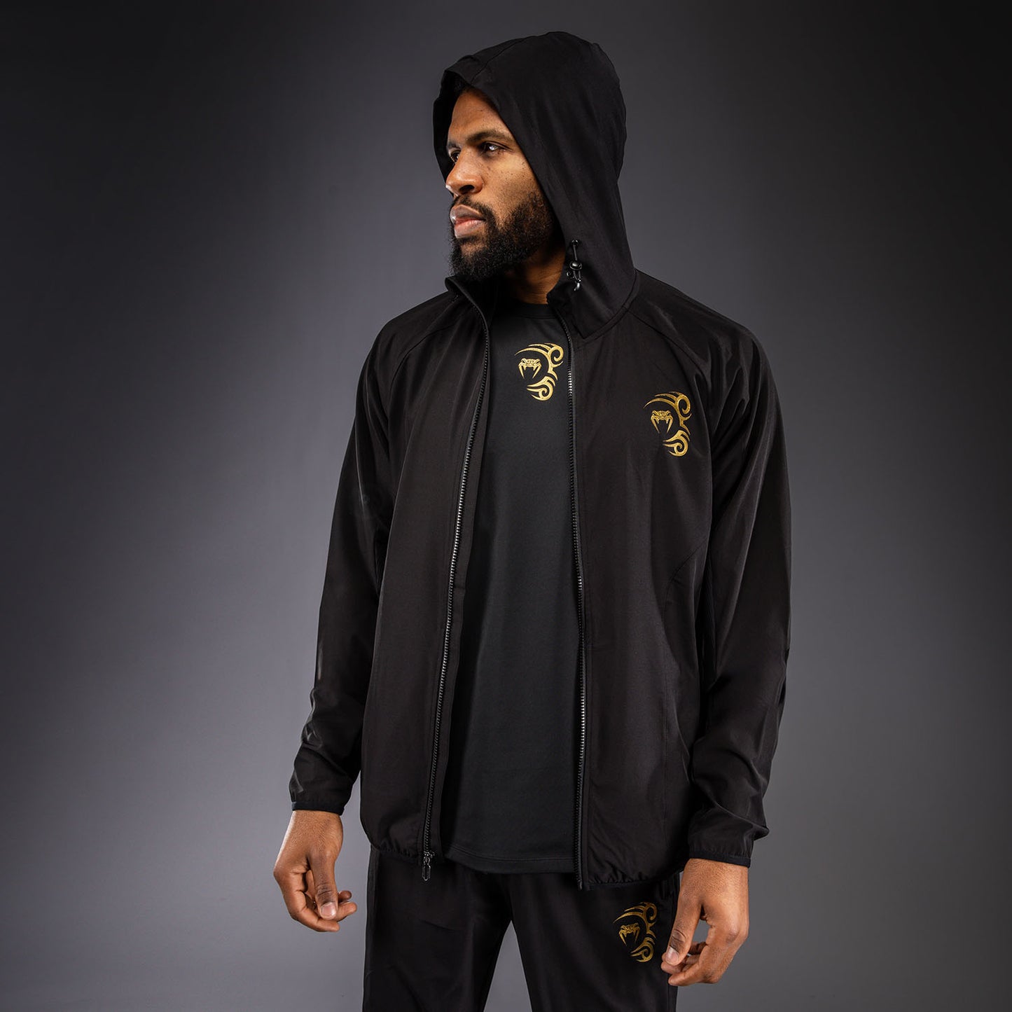 Venum x Mike Tyson Tiger Chaqueta de Chándal Tiger - Negro/Oro