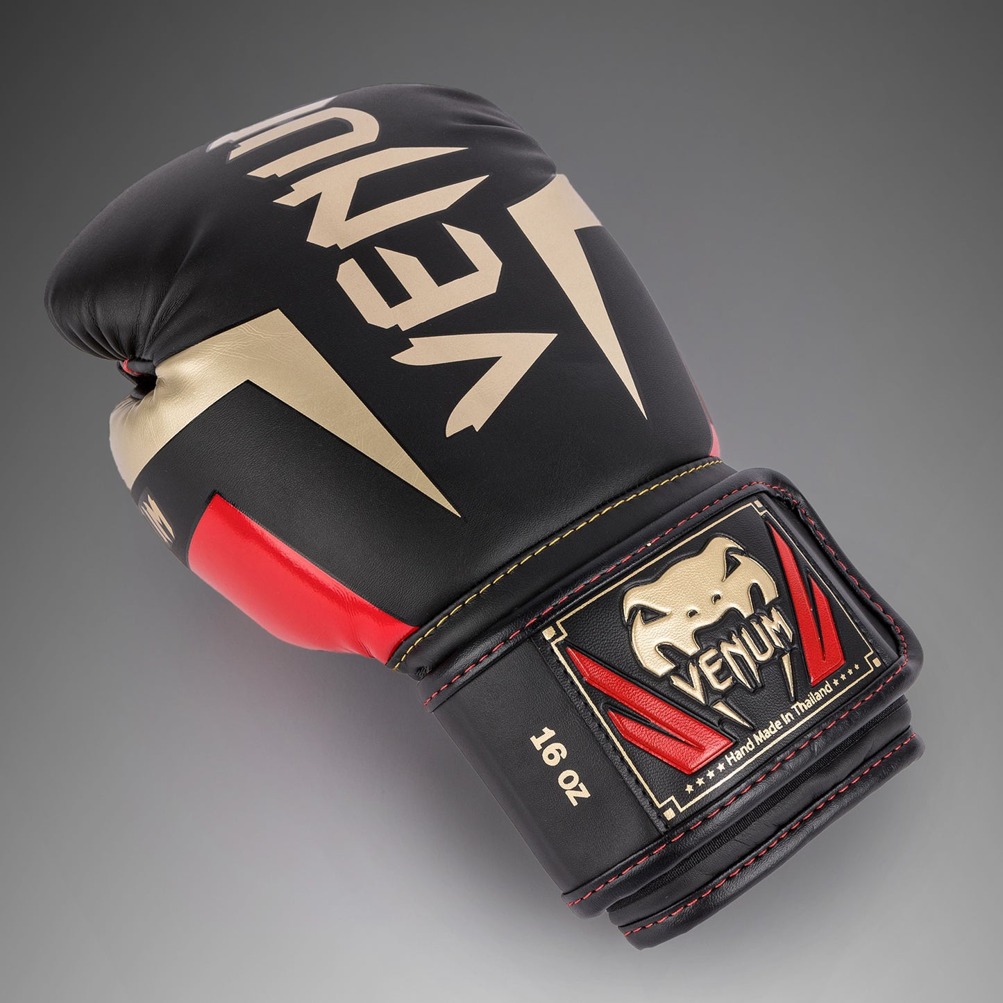 Venum Elite Guantes de boxeo - Negro/Dorado/Rojo
