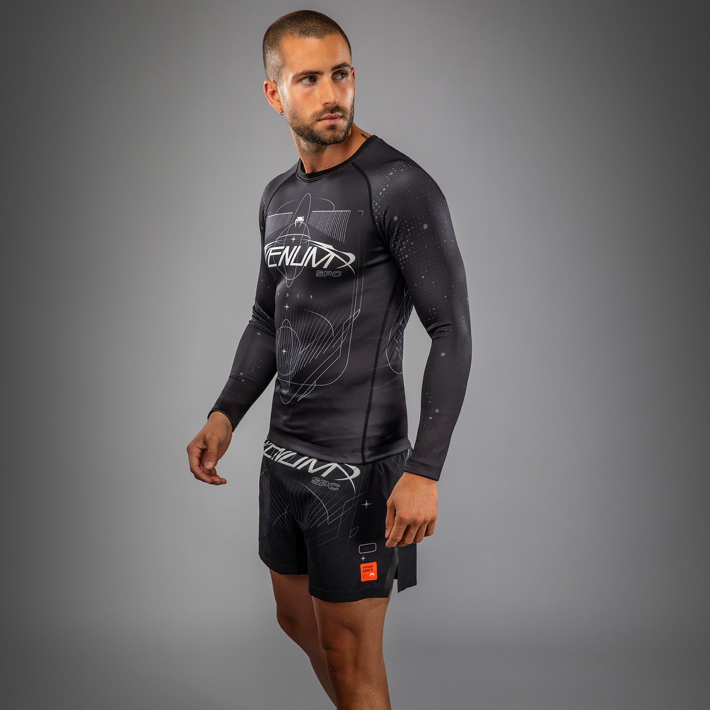 Venum Eclipse Rashguard Manga Larga – Negro/Marfil