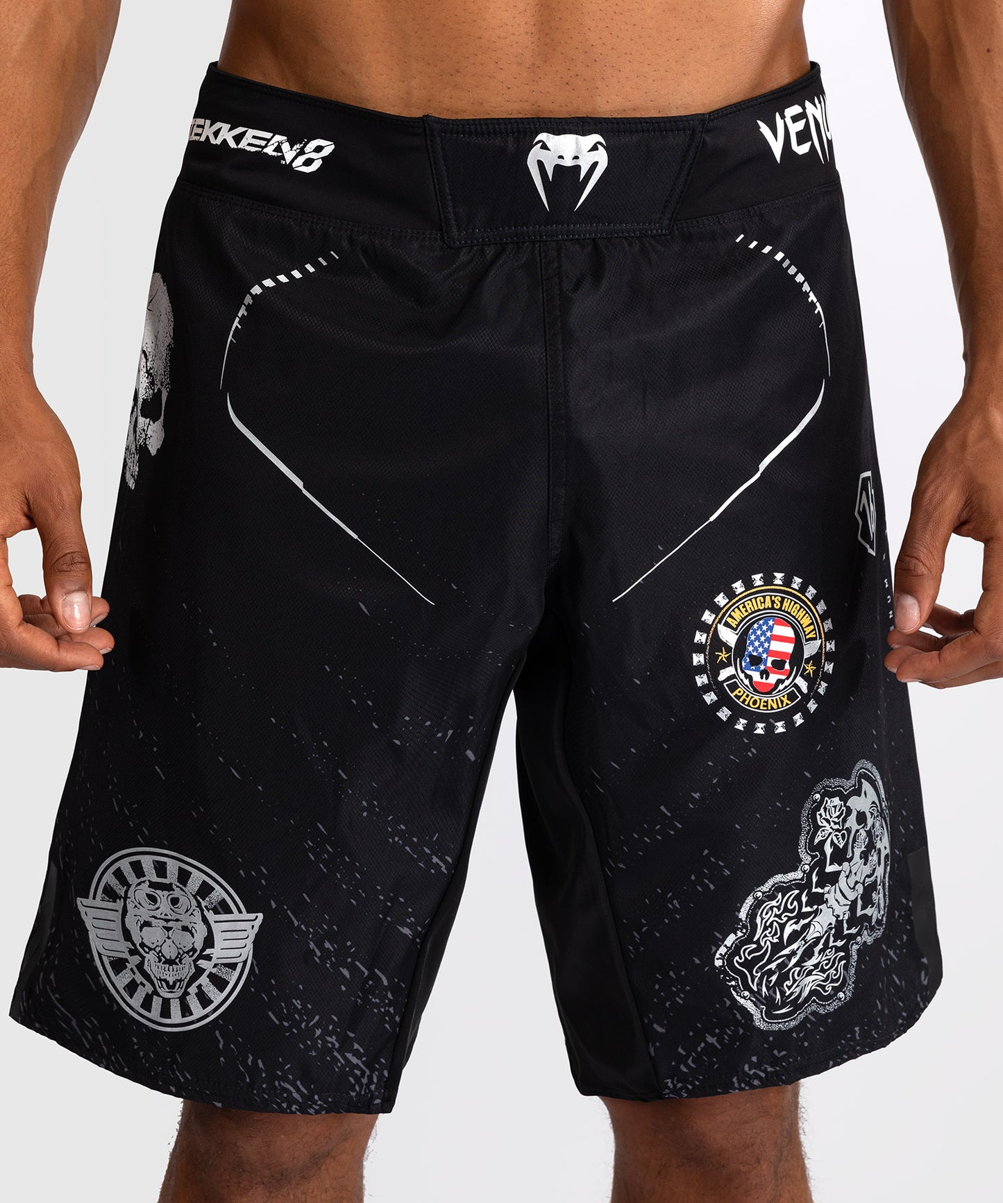 Venum x TEKKEN 8 - Paul Phoenix Pantalones de Lucha - Negro