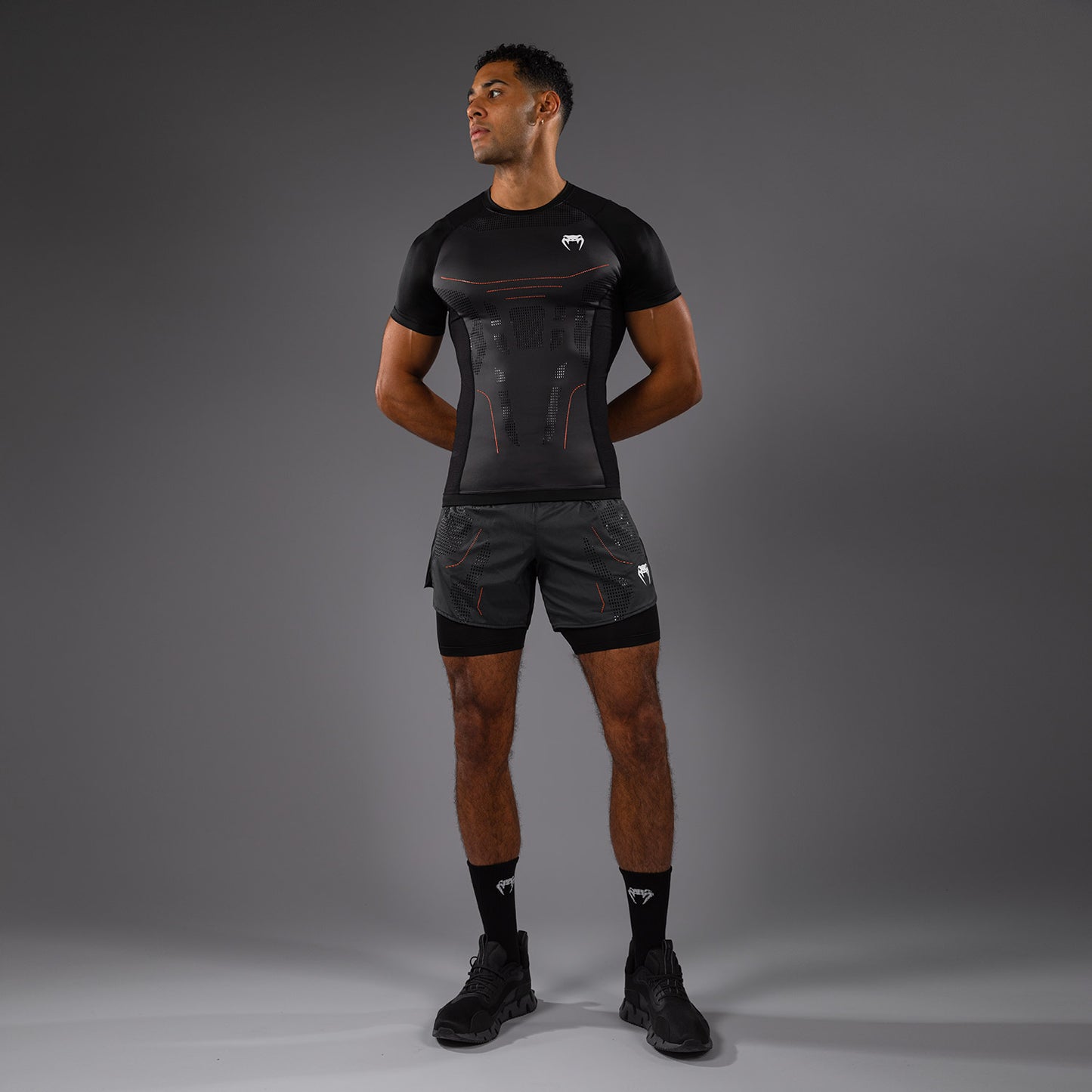 Venum Technical 3.0 Camiseta de Manga Corta Rashguard - Grafito