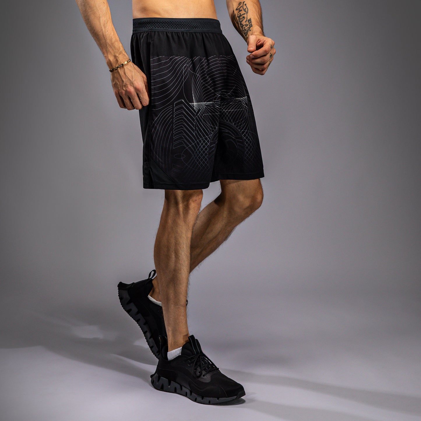 Venum G-Fit Air Pantalones Cortos de Entrenamiento para Hombre - deep Black/desert Sand