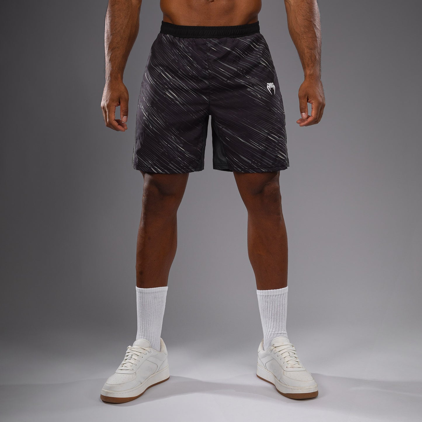 Venum Rapid Pantalones Cortos de Entrenamiento - Negro/Gris Tormenta