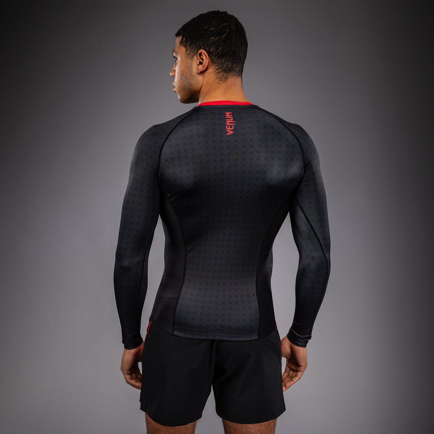 Venum x Roger Gracie Signature Rashguard Manga Larga - Negro/Rojo