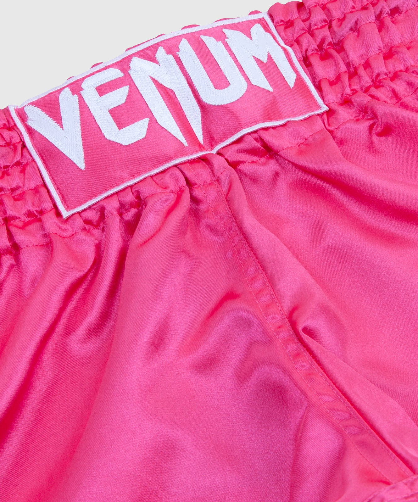 Short de Muay Thai Venum Classic - Rosa/Blanco
