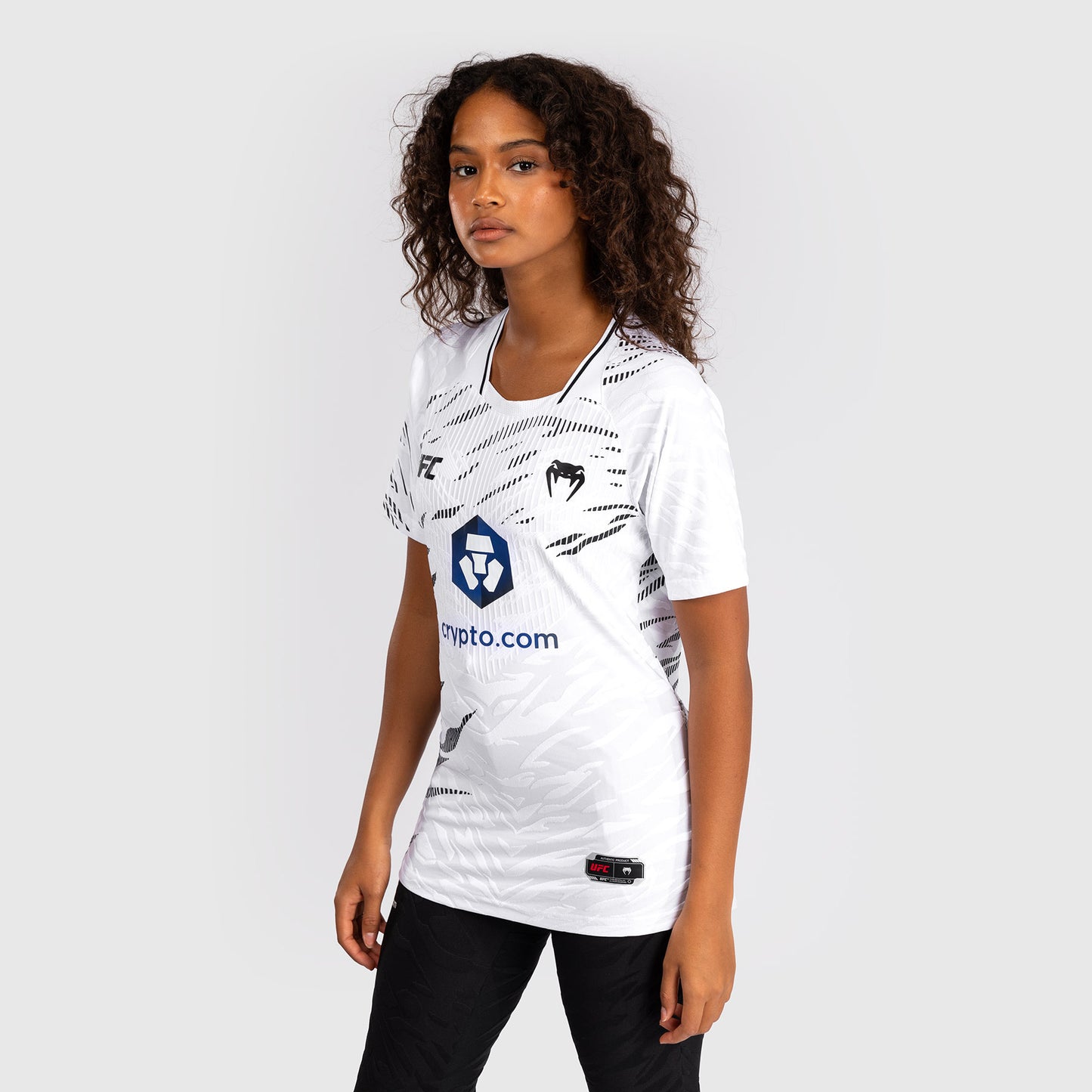 UFC Fusion by Venum Personalizados Authentic Fight Night Camiseta de Salida para Mujer - Blanco