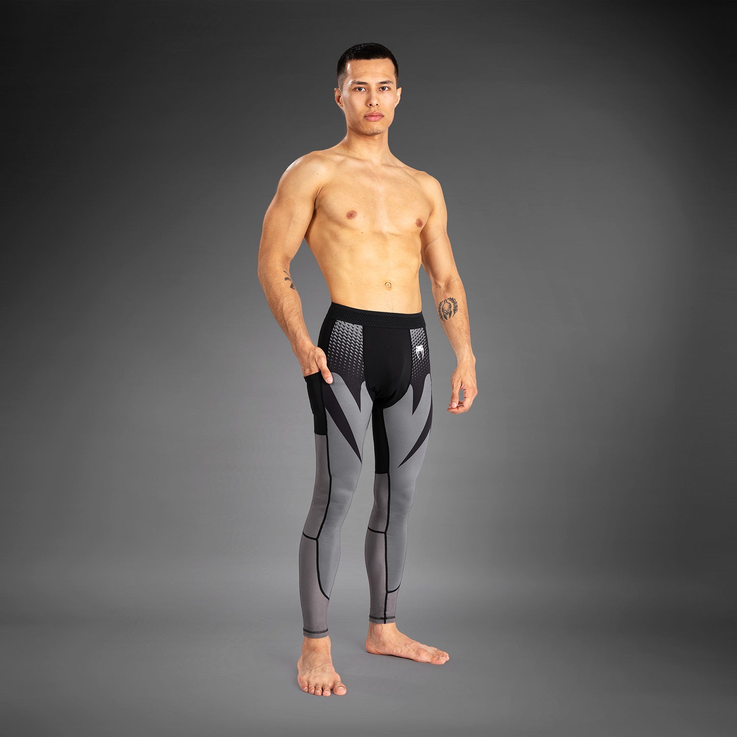 Venum Attack Pantalones de Compresión para Hombre - Negro