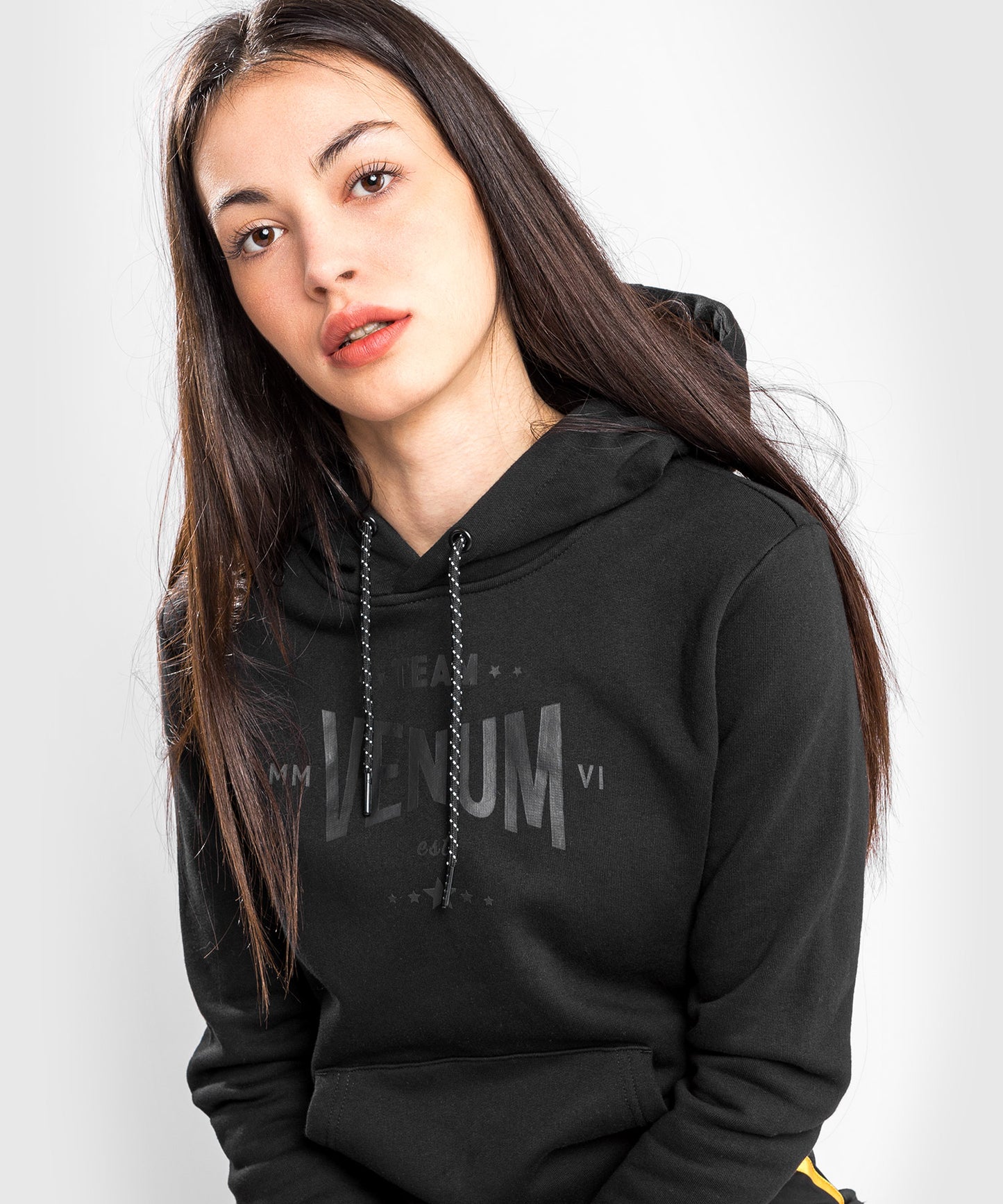 Sudadera con capucha Venum Team 2.0 para mujer - Negra