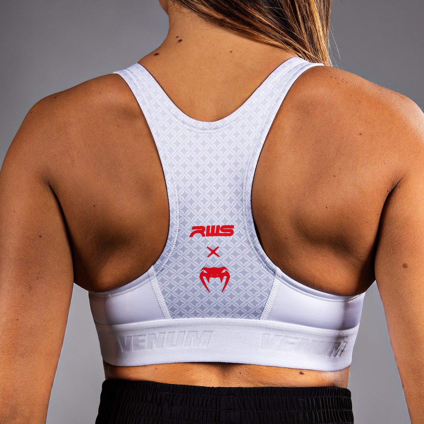 Venum x RWS 2.0 Sujetador Deportivo Mujer – Blanco/Rojo