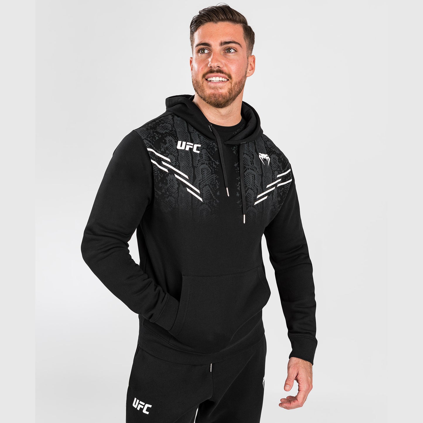 UFC Adrenaline by Venum Replica Sudadera con Capucha para Hombre - Negro