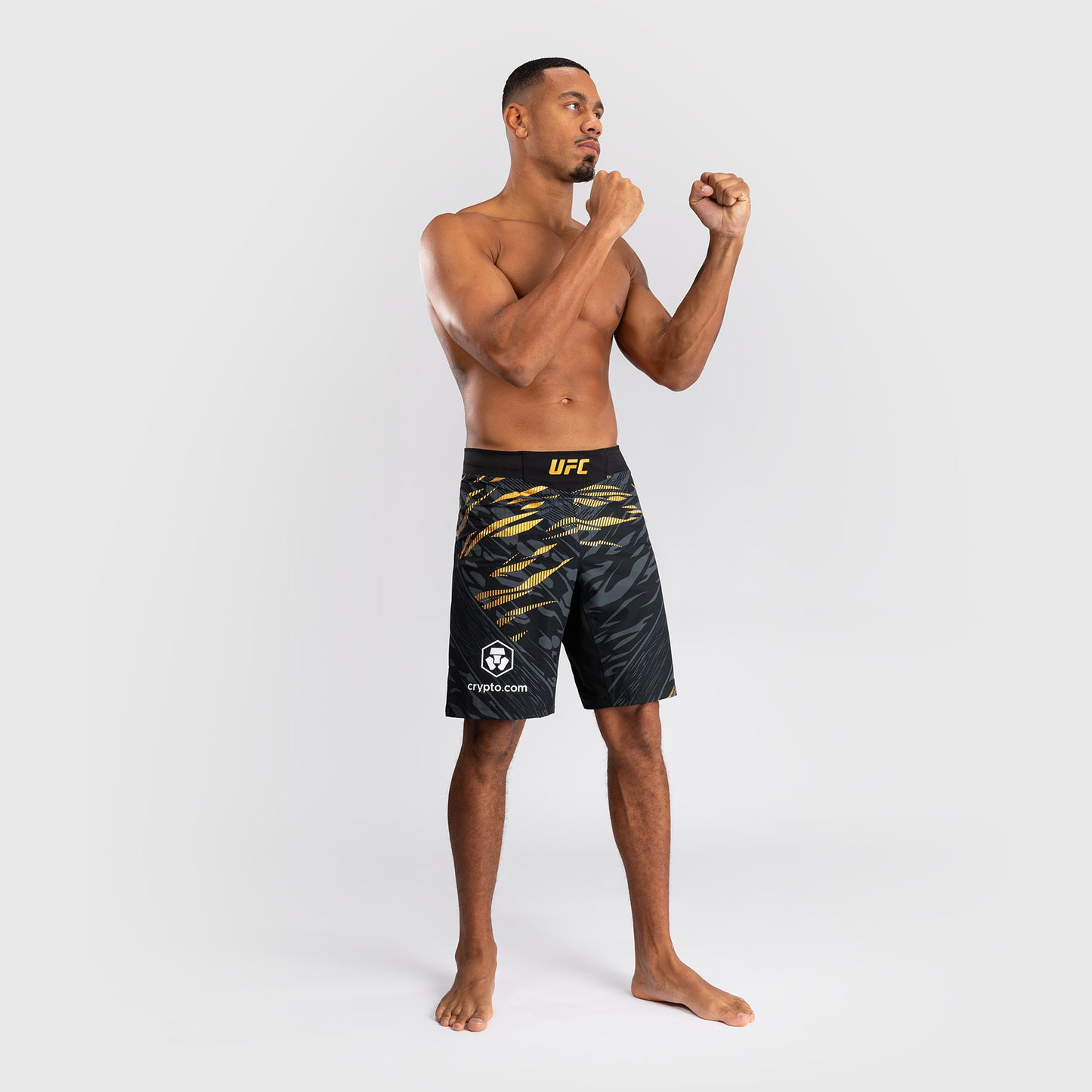 UFC Fusion by Venum Personalizados Authentic Fight Night Shorts de Lucha para Hombre - Ajuste Largo - Campeón