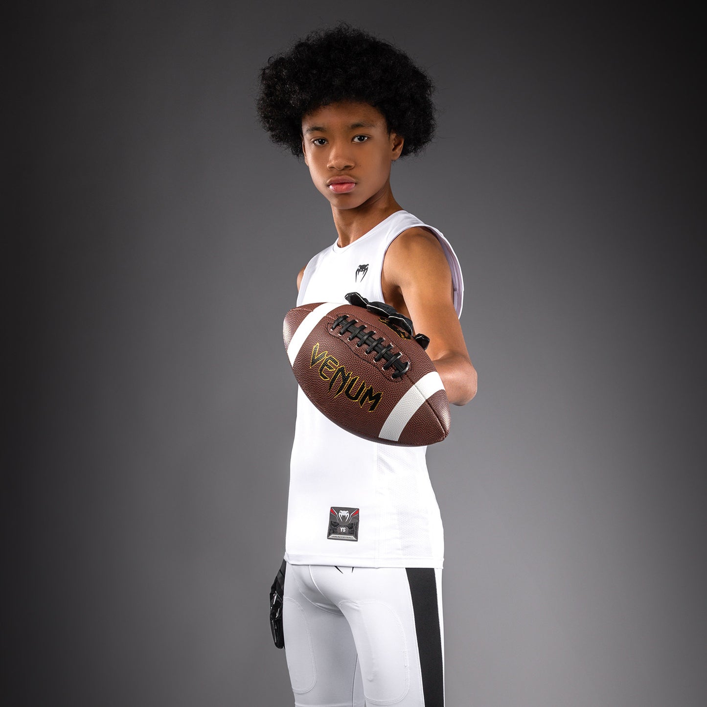 Venum Elite Football Camiseta de Compresión Sin Mangas Para Niños - Blanco