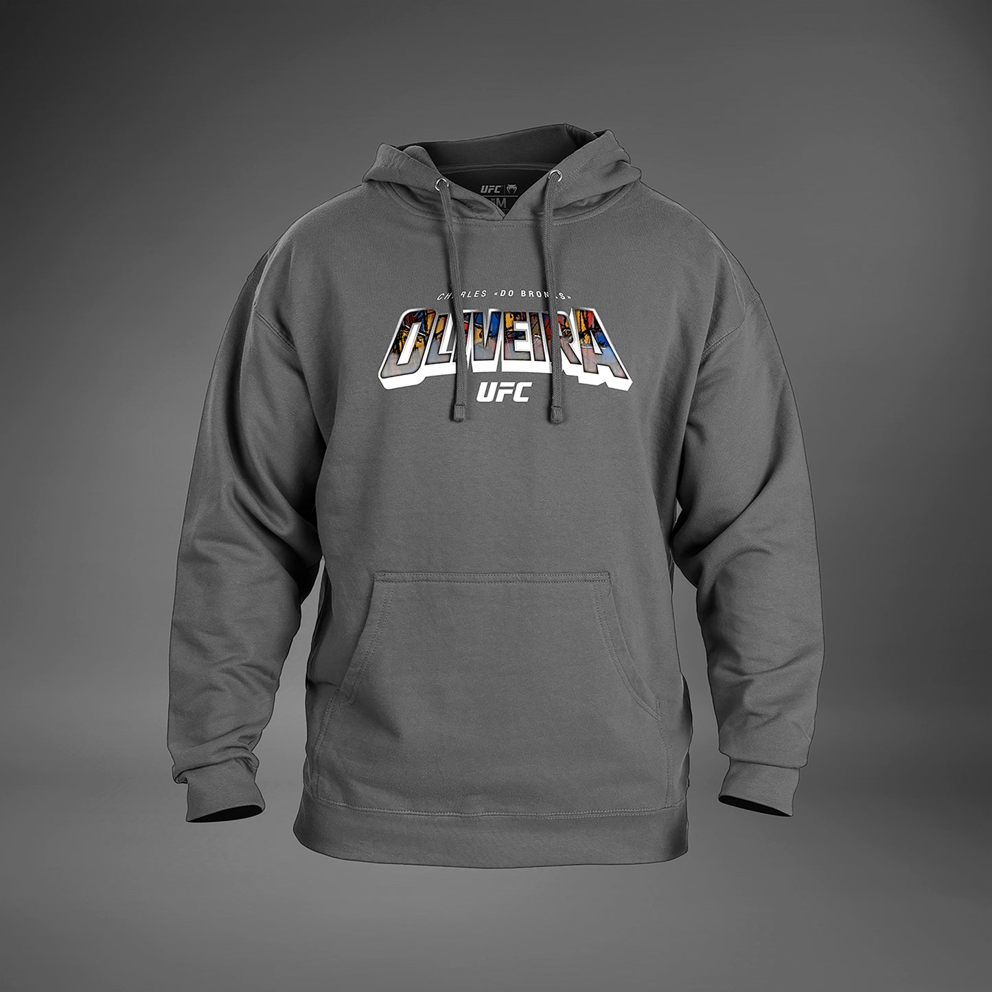 UFC Unrivaled by Venum Charles Oliveira Sudadera para Hombres - Gris Melange