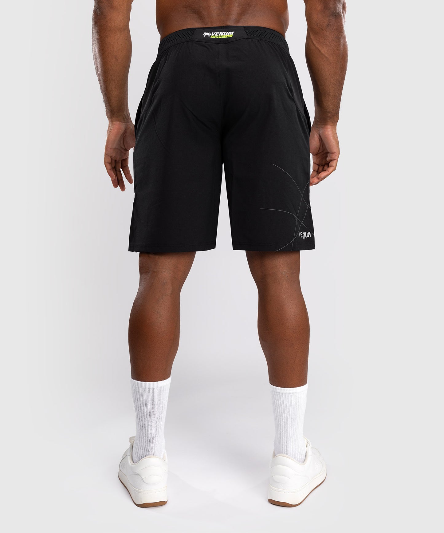Venum Training Camp 4.0 Pantalón Corto de Entrenamiento - Negro/Verde Neón
