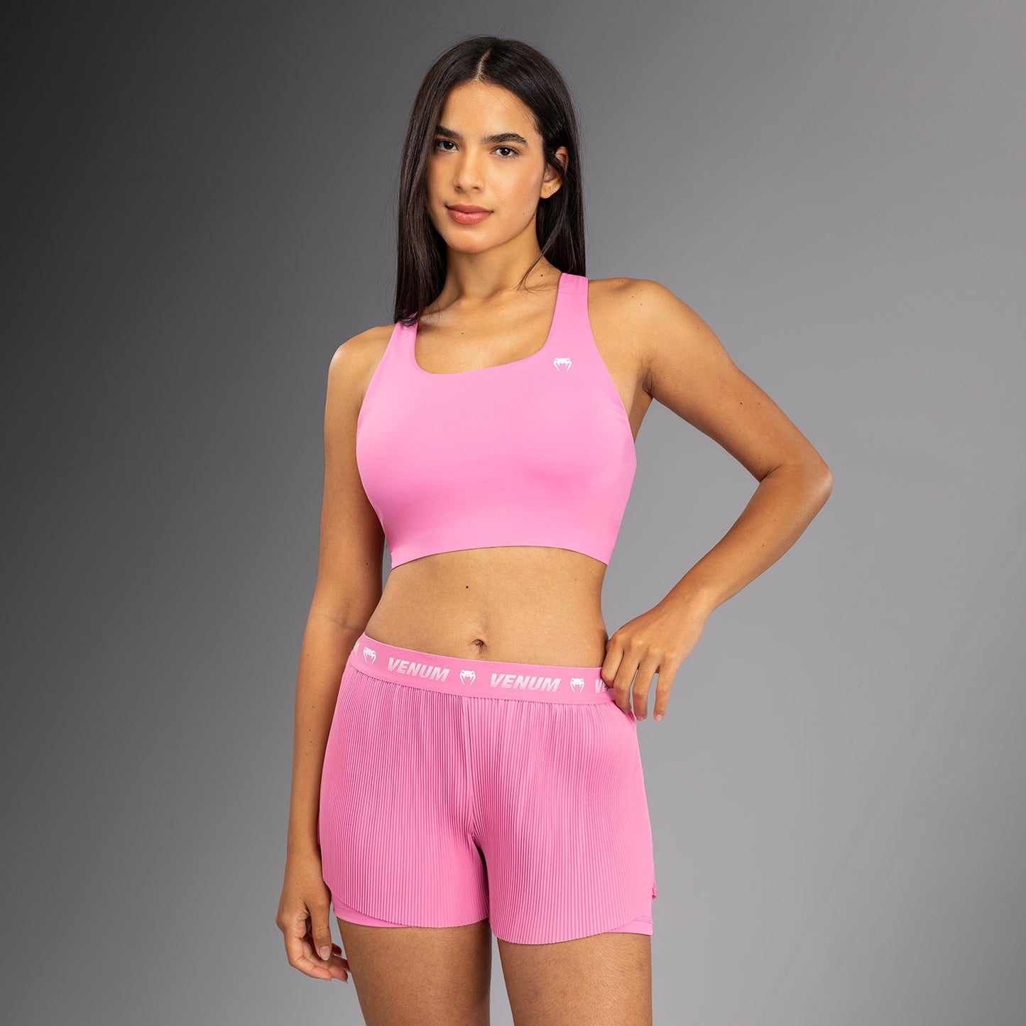 Venum Essential X Sujetador Deportivo Mujer - Rosa Chicle