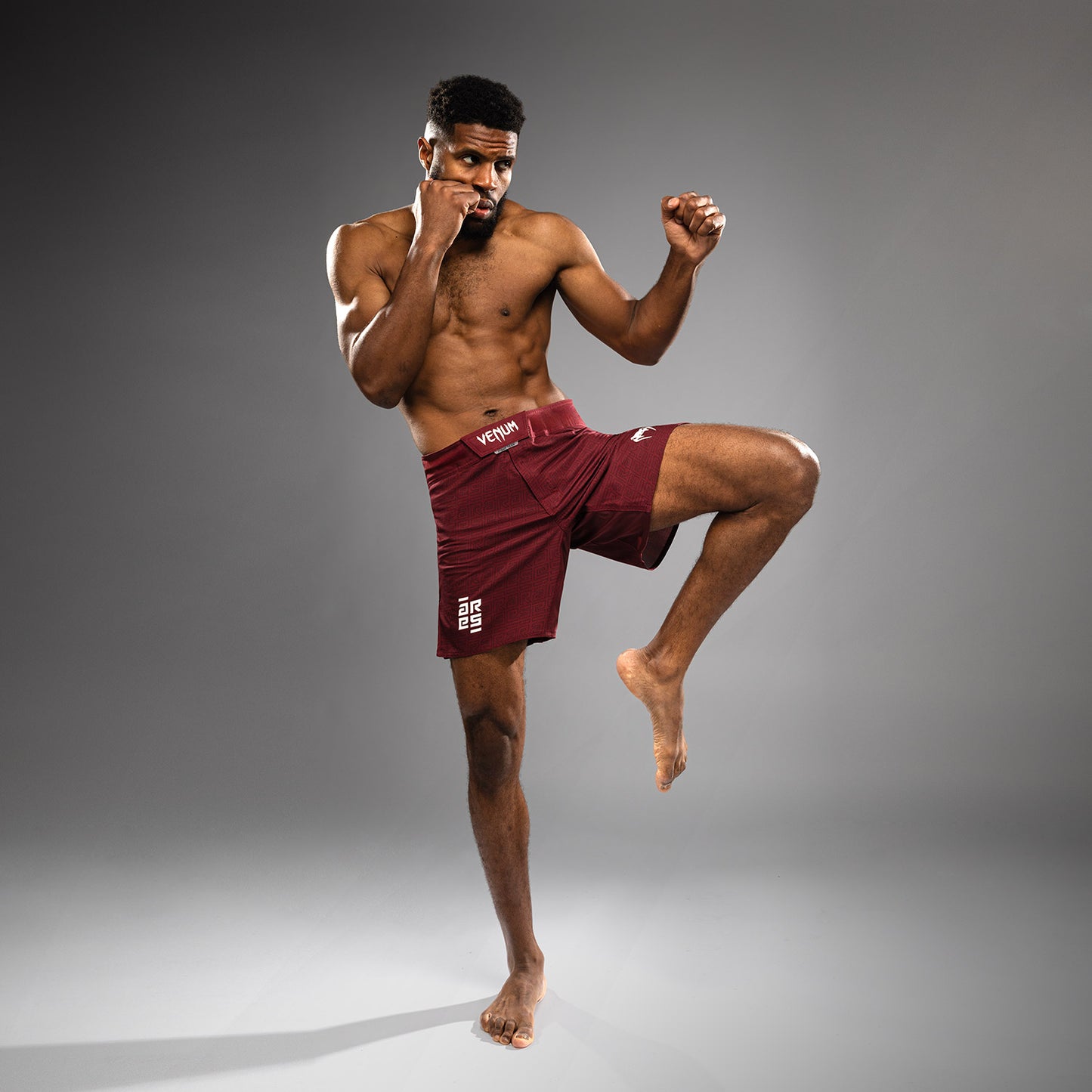 Venum x Ares Pantalones de Lucha para Hombre - Burdeos