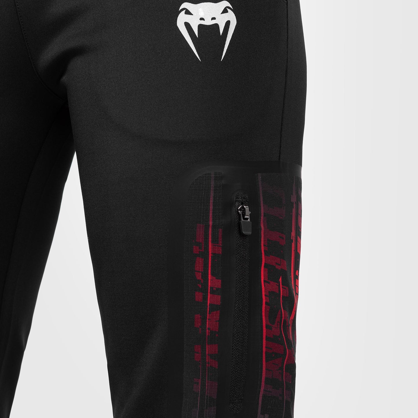 UFC Venum Performance Institute 2.0 Pantalón de Chándal para Mujer - Negro/Rojo