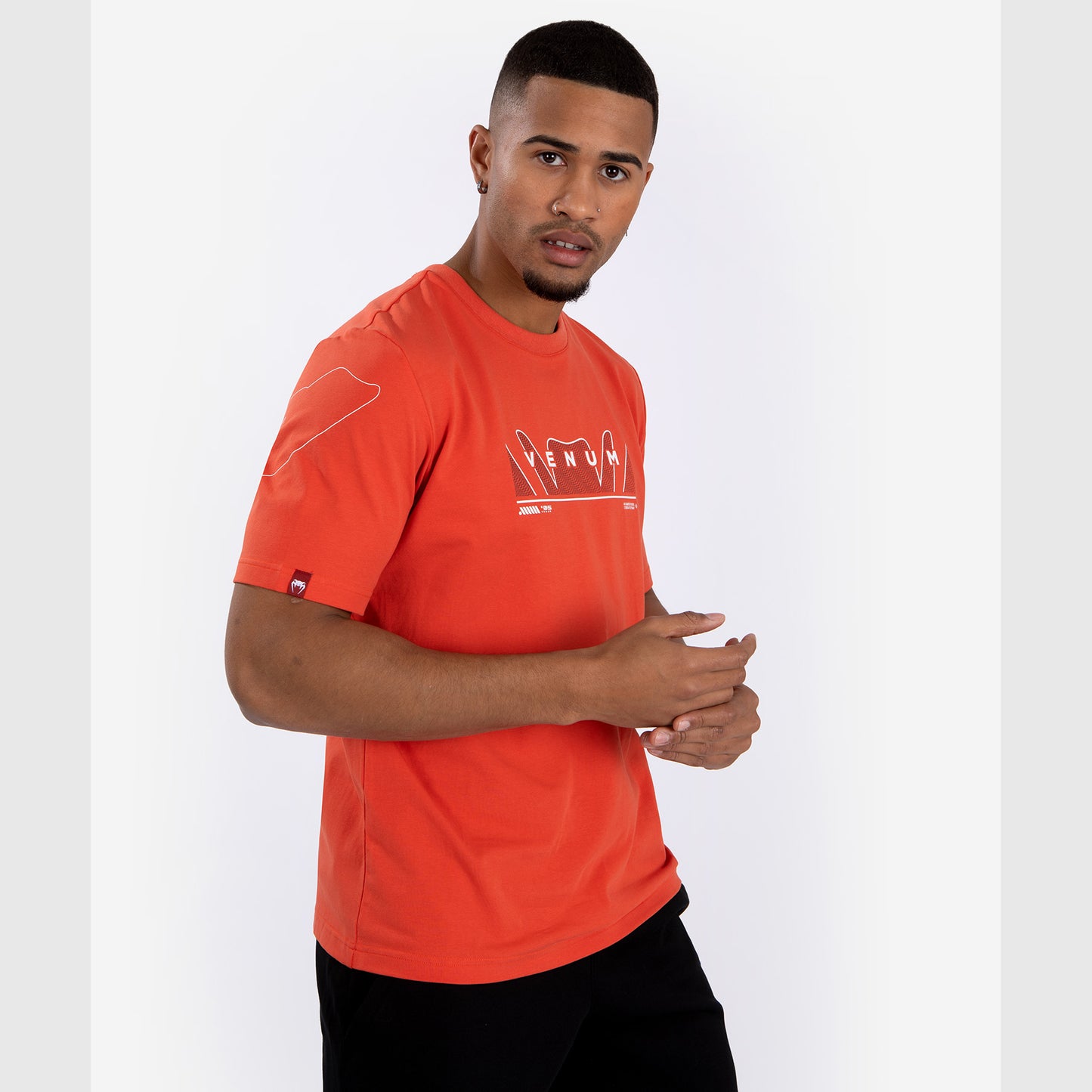 Venum Snake Print Camiseta - Naranja fluo