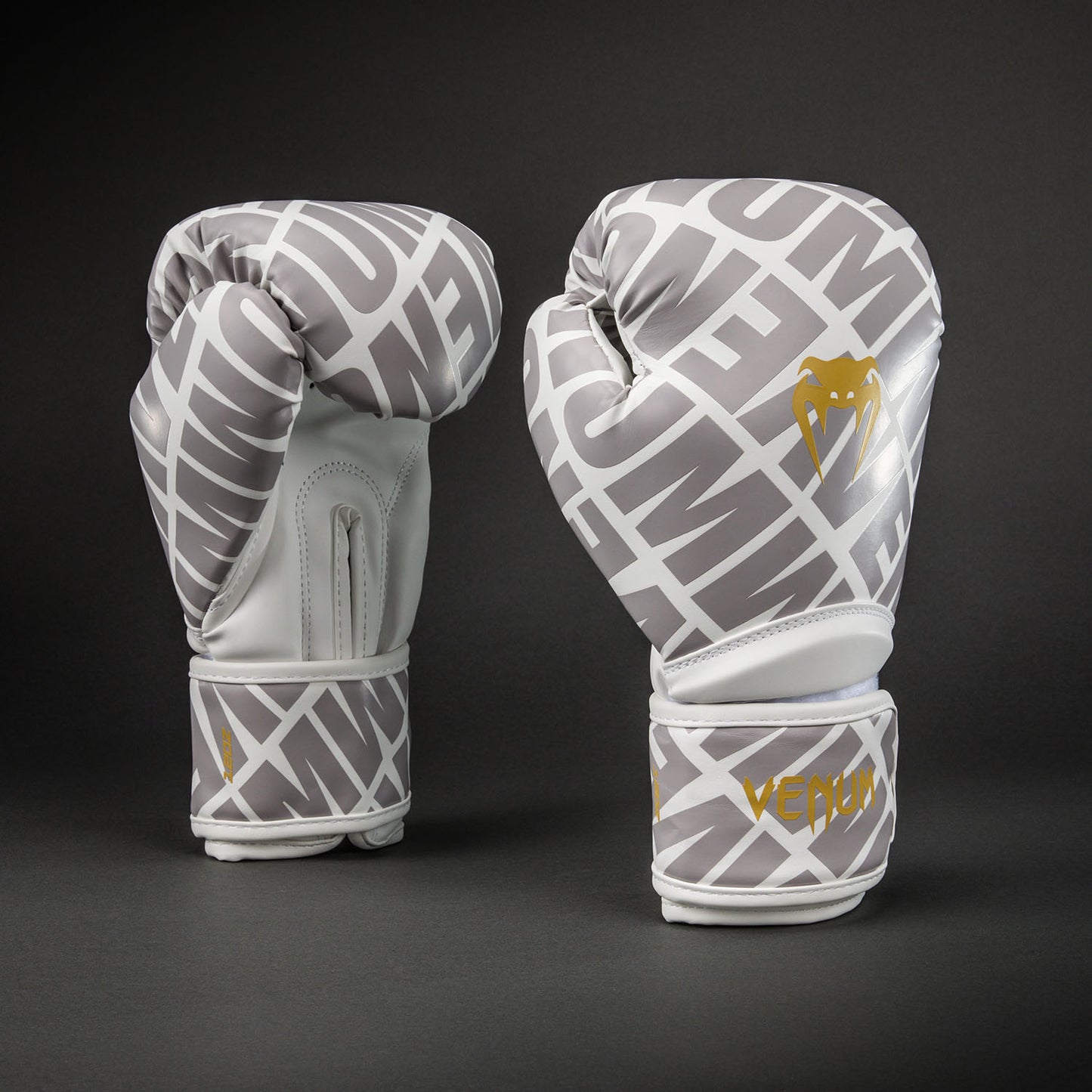 Venum Contender 1.5 XT 3D Guantes de Boxeo – Blanco/Oro