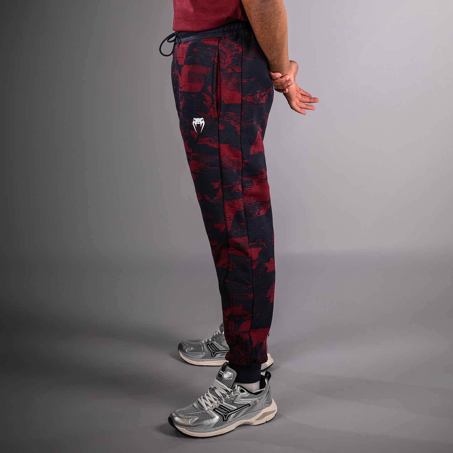 UFC Zenith by Venum Authentic Fight Week Pantalón Hombre - Azul marino/Burdeos/Plateado