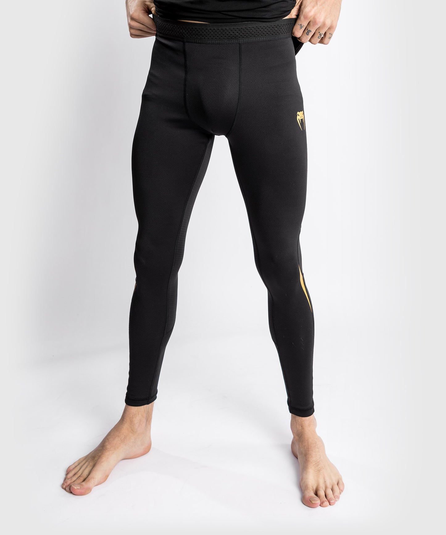 Pantalones de compresión 2.0 - Negro/Dorado