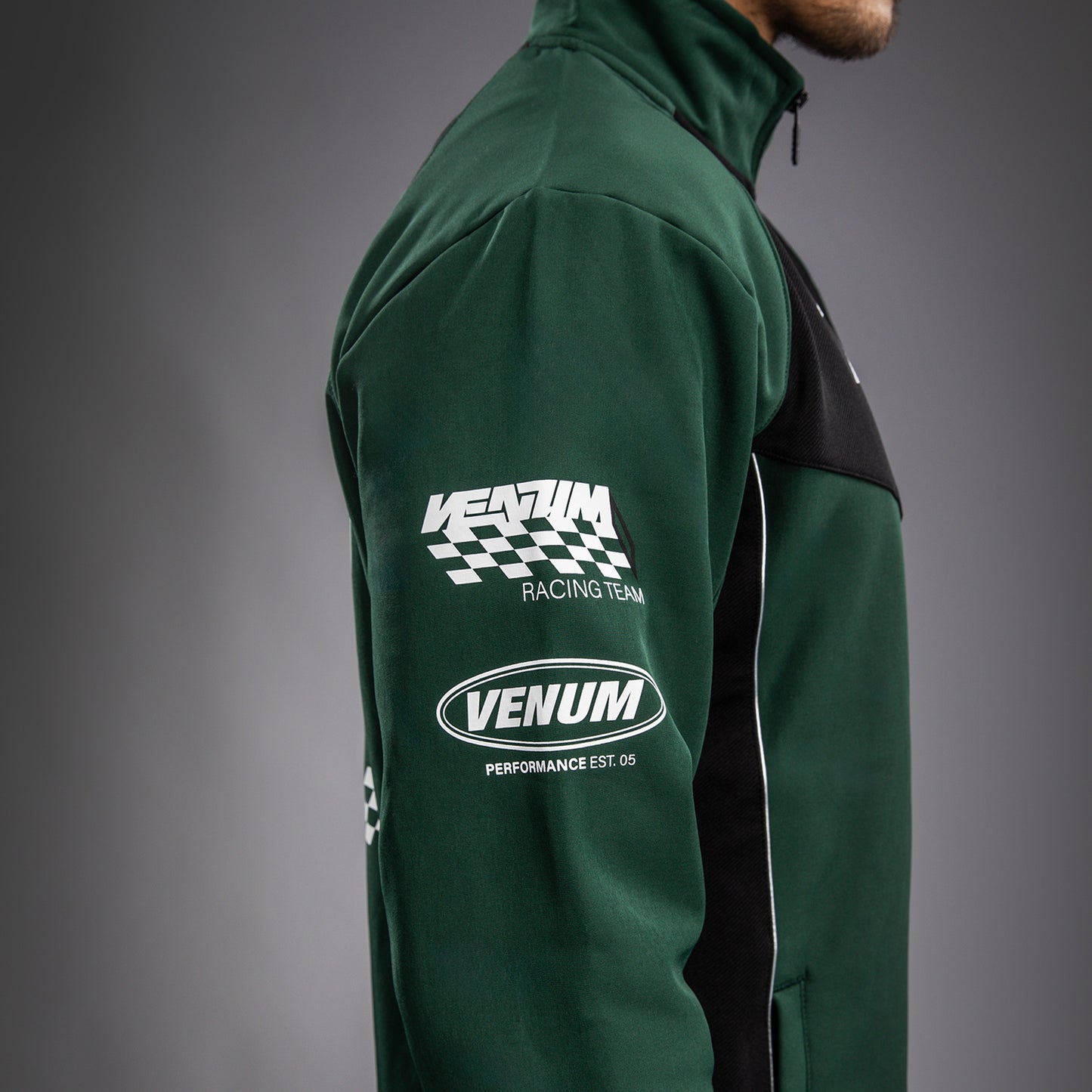 Venum Motorsport Chaqueta Softshell - Bosque Profundo