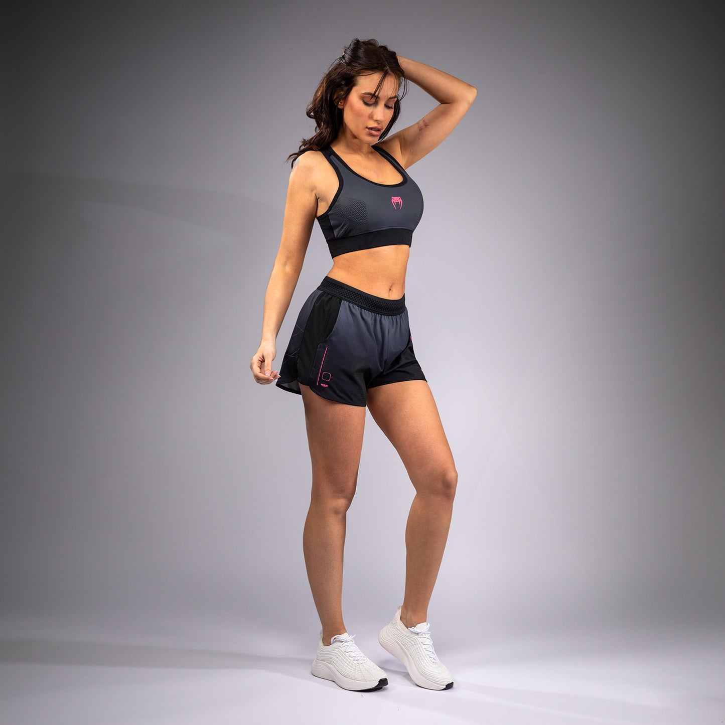 Venum Tactical XT Training Shorts Mujer - Negro/Gris Tormenta