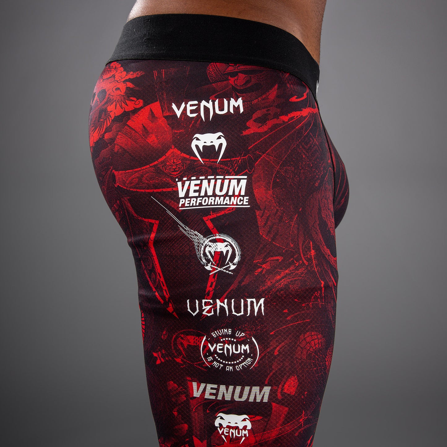 Venum 20th Anniversary Spats - Negro/Rojo