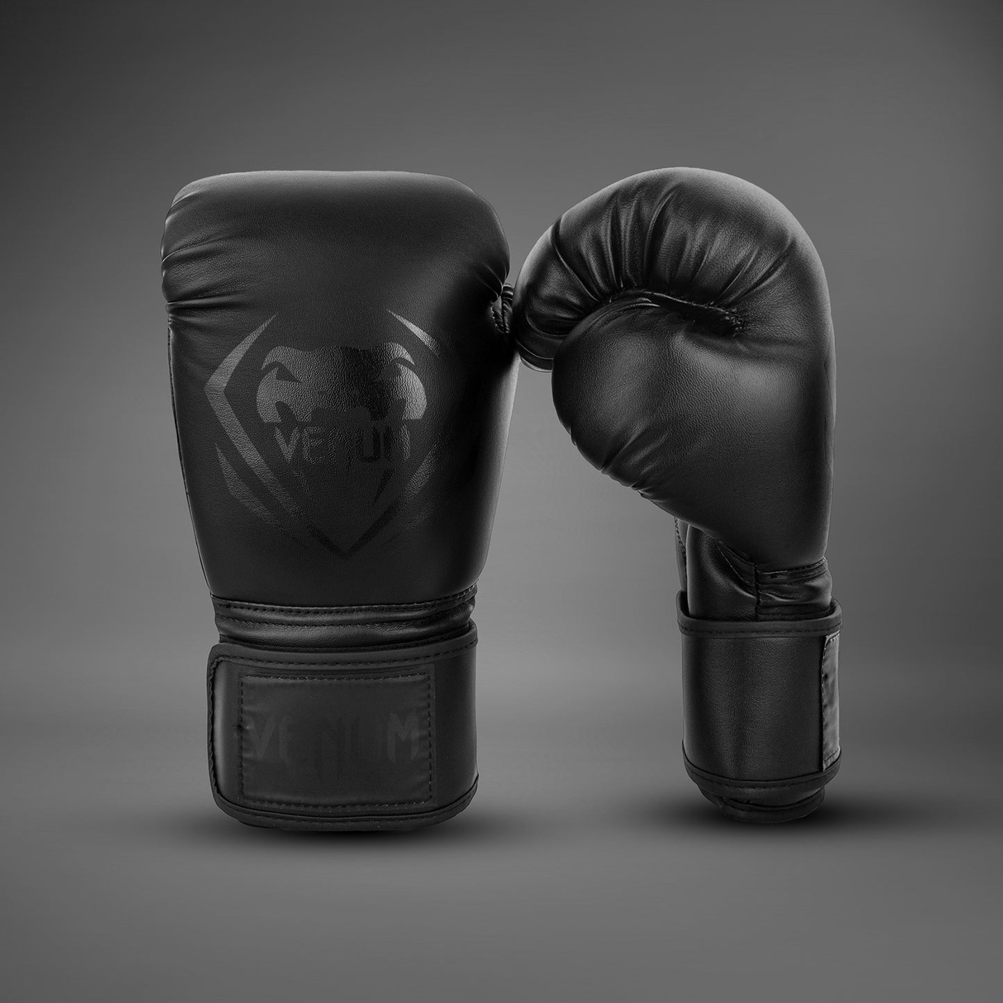 Guantes de Boxeo de Competición Venum  - Negro/Negro