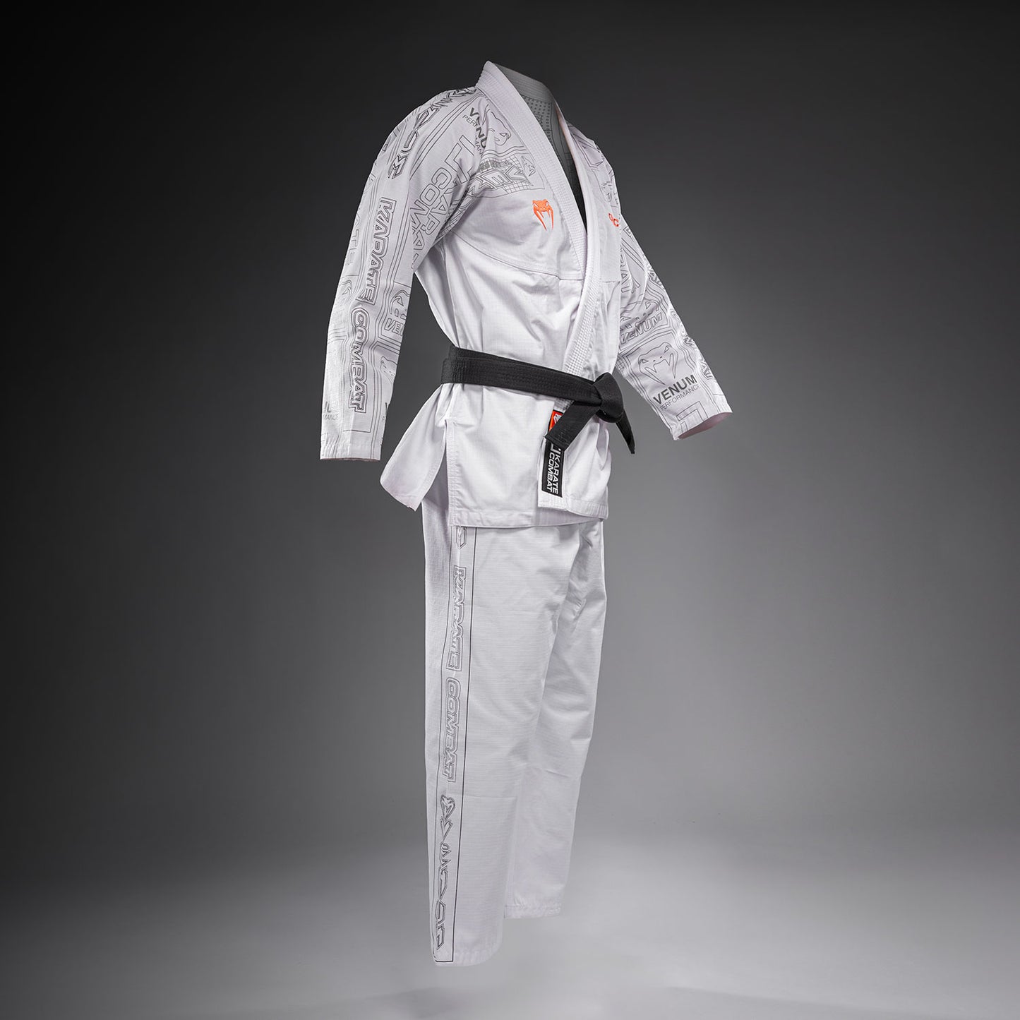 Karate Combat by Venum Kimono de BJJ – Blanco/Gris