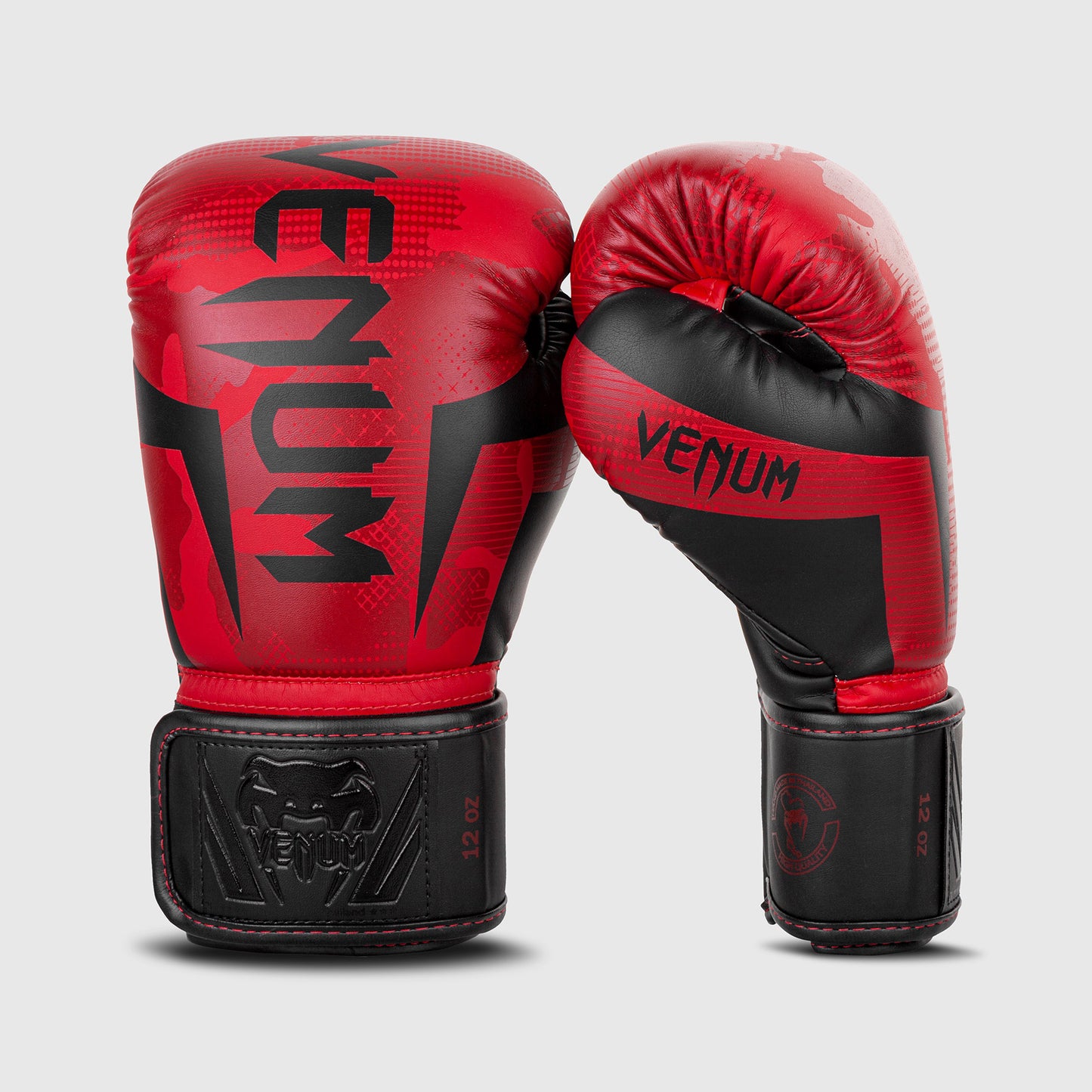 Guantes de boxeo Venum Elite - Rojo/Camo