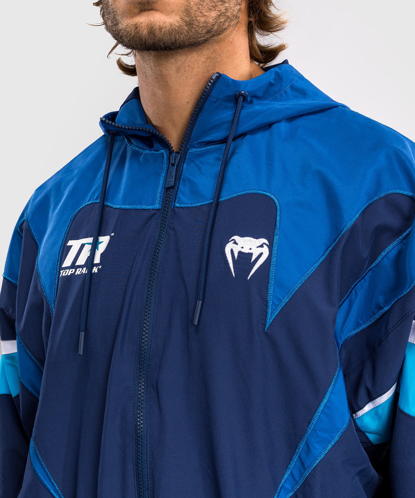 Venum x Top Rank Original Chaqueta Con Capucha para Hombre - Azul Marino