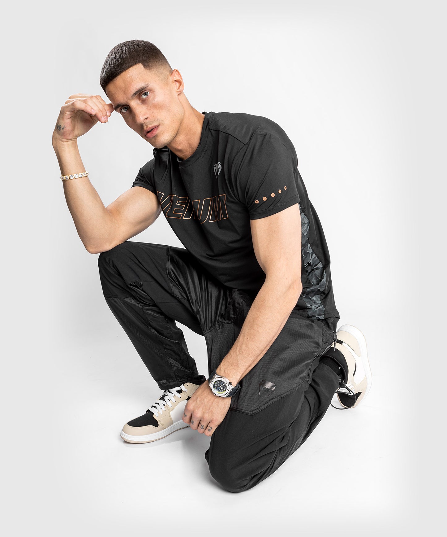 Pantalones Jogger Laser XT - Oversize - Negro/Negro