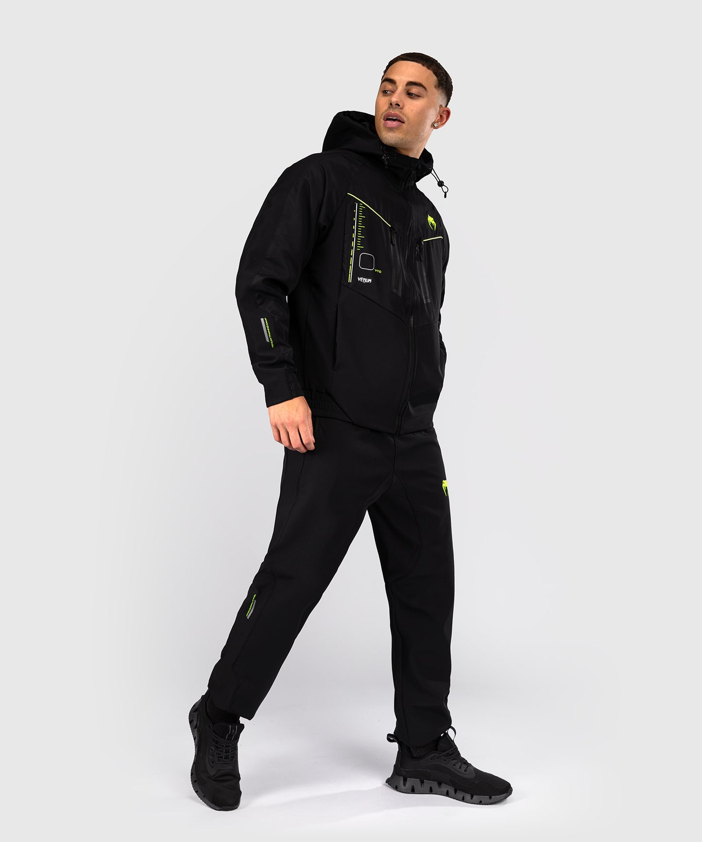 Venum Training Camp 4.0 Chaqueta de chándal - Negro/Verde neón