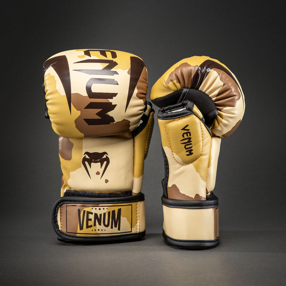 Venum Elite Guantes de Sparring - Beige Claro/Marrón