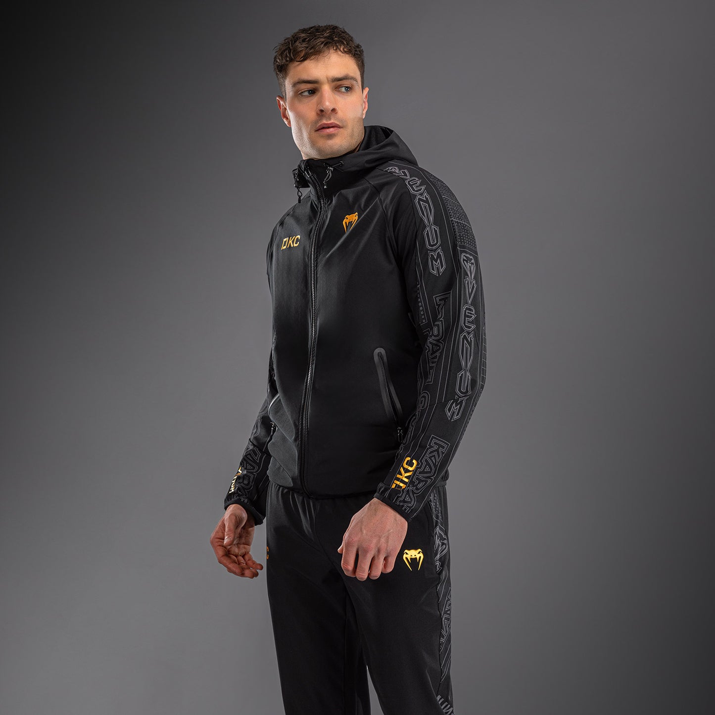 Karate Combat by Venum Chaquetas de Chándal – Negro/Gris